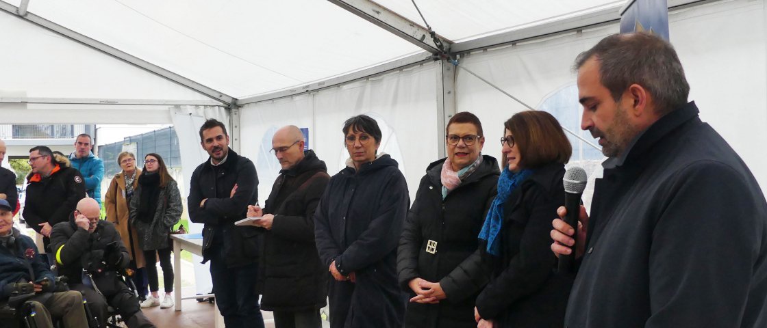 Inauguration habitat inclusif et intergénérationnel Rue de Dole Besançon le 23 novembre
